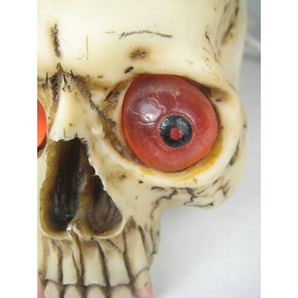 ACK Trading Horned Skull Light Up Halloween Decor Vintage 1997 - Picture 15 of 16